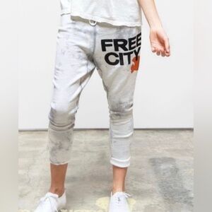 Freecity bleachout joggers. XS